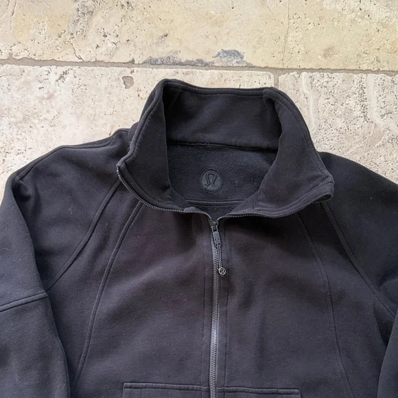 lululemon athletica Classic Black Zip-Up Sweatshirt - Picture 2 of 3